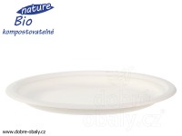 BIO Kompostovatelný kulatý talíř 26 cm