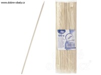 Špejle 40 cm bambus hrocené, 100ks