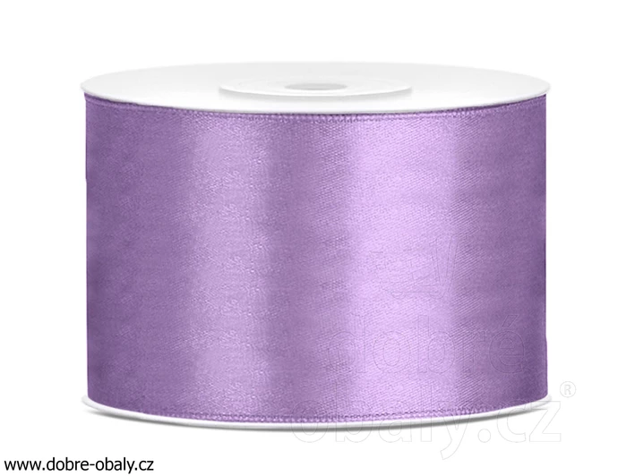 Atlasová stuha 5 cm x 25 m LEVANDULOVÁ 