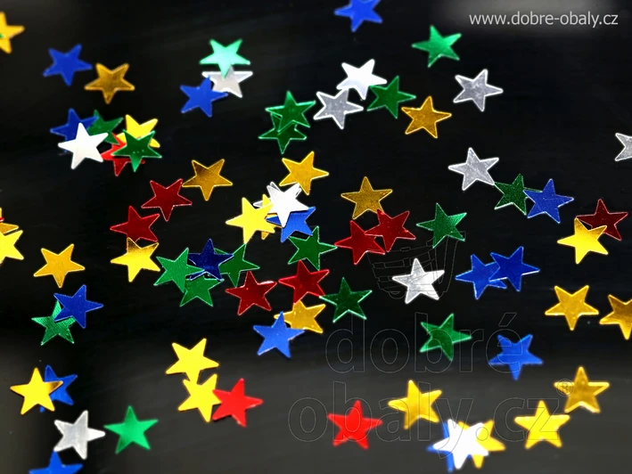 Konfety lesklé HVĚZDY 15 g