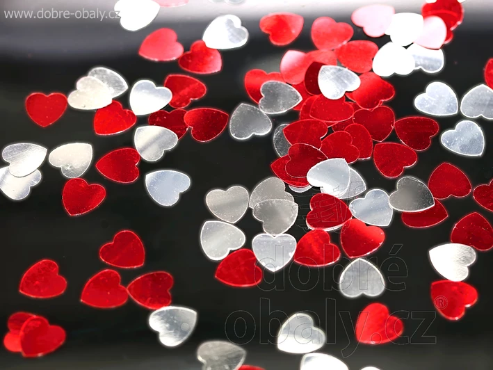 Konfety lesklé SRDCE 15 g