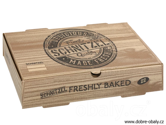 Kraftová krabice schnitzel 280x170x60 mm