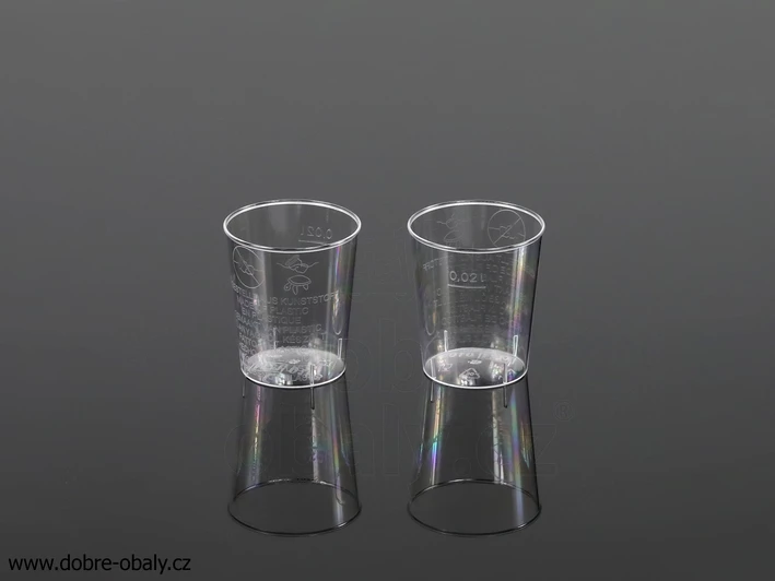 Odlivky na alkohol 0,02 l krystal PS