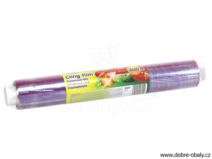 Potravinová fólie 'PVC' 44cm x 300m jednotlivě balená