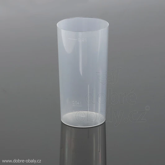 Vratný pohárek na longdrink 0,2 l PP