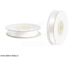 Atlasová stuha 1,2 cm x 25 m SMETANOVÁ