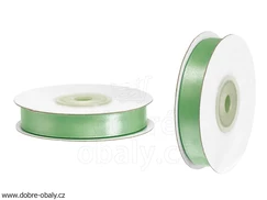 Atlasová stuha 1,2 cm x 25 m ZELENÁ