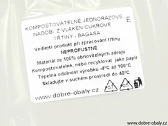 BIO miska na polévku 500 ml 12 ks EKO-BIO