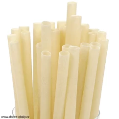 Brčka EURO STRAWS  8 x 230 mm, 200 ks hnědá