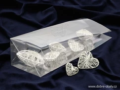 Celofánové sáčky 7 x 19 cm s hranolovým dnem 4 cm