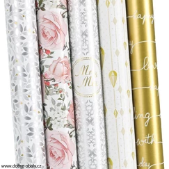 Dárkový balicí papír 2 m - 656