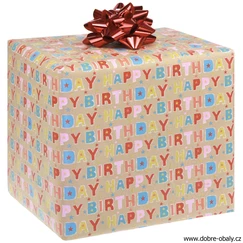 Dárkový balicí papír 2 m URBAN NATURE - 8703