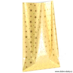 Dárkový celofánový sáček L -  Andromeda ZLATÝ