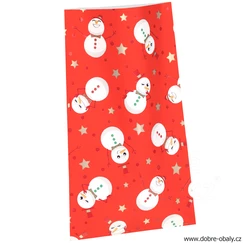 Dárkový celofánový sáček XL - Crazy ČERVENÝ 