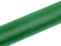 Dekorační organza 16 cm TMAVĚ ZELENÁ 