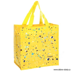 Ekologická taška na opakované použití MINI žlutá kaňky