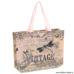 Ekologická taška ULTRA MINI - VINTAGE hnědá