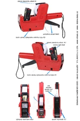 Etiketovací kleště  jednořádkové MX 5500