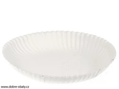 Hluboký papírový talíř 22 cm