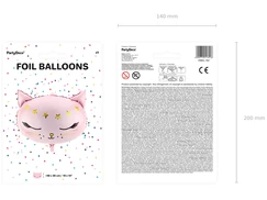 Nafukovací fóliový balónek KOČKA 48 x 36 cm