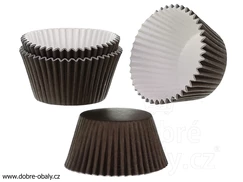 Papírové košíčky na muffiny  extra pevné COMO 50x40mm, 100 ks