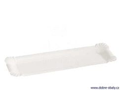 Papírové tácky dlouhé 8 x 23 cm 