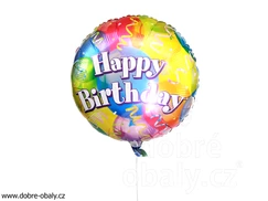 Plnění fóliových balónků heliem velikost L