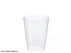 Pohárek plastový krystal 0,25 l