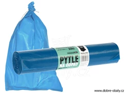 Pytle na odpad 120 l 70x110cm 60y modré 20ks/role