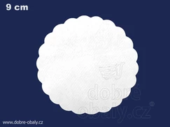Rozetka papírová do podšálku 9cm, 1000ks