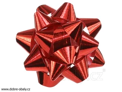 Rozetka samolepicí SMALL 50 mm metal ČERVENÁ