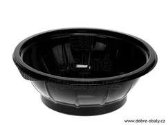 Salátová miska PET 600 ml ČERNÁ