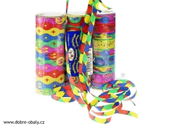 Serpentiny papírové POTIŠTĚNÉ, 3x18ks