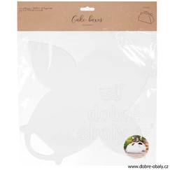 Svatební krabička BÍLÁ košík, 10 ks