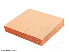 Ubrousky barevné 2-vrstvé 24x24cm  APRICOT, 250ks