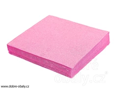 Ubrousky barevné 2-vrstvé 33x33cm  RŮŽOVÉ, 250ks