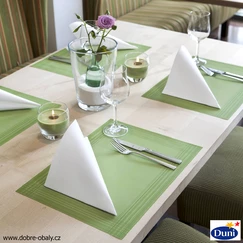 Ubrousky Dunisoft 40x40 cm White, 60 ks