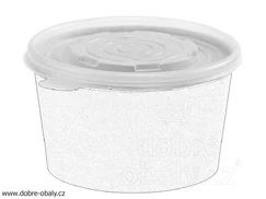 Víčko kulaté pro misku 350, 500, 750 ml PP čiré