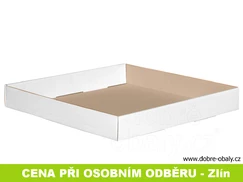 VÍKO / DNO k pevné cukrářské krabici 37 x 37 cm, osobní odběr