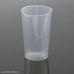 Vratný kelímek na nápoje 0,3 l PP 