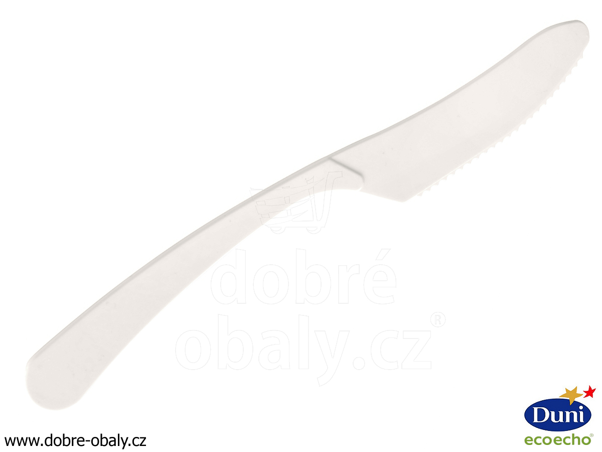 Bio kompostovatelný nůž CPLA 195 mm, 100 ks