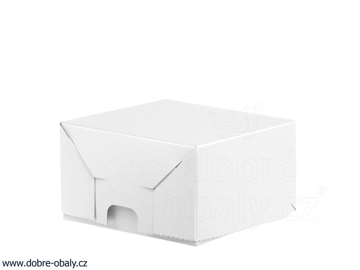 Dortová krabička extra pevná 15 x 15 x 8,5 cm