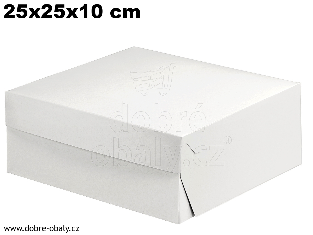 Dortové krabice  25x25x10 cm