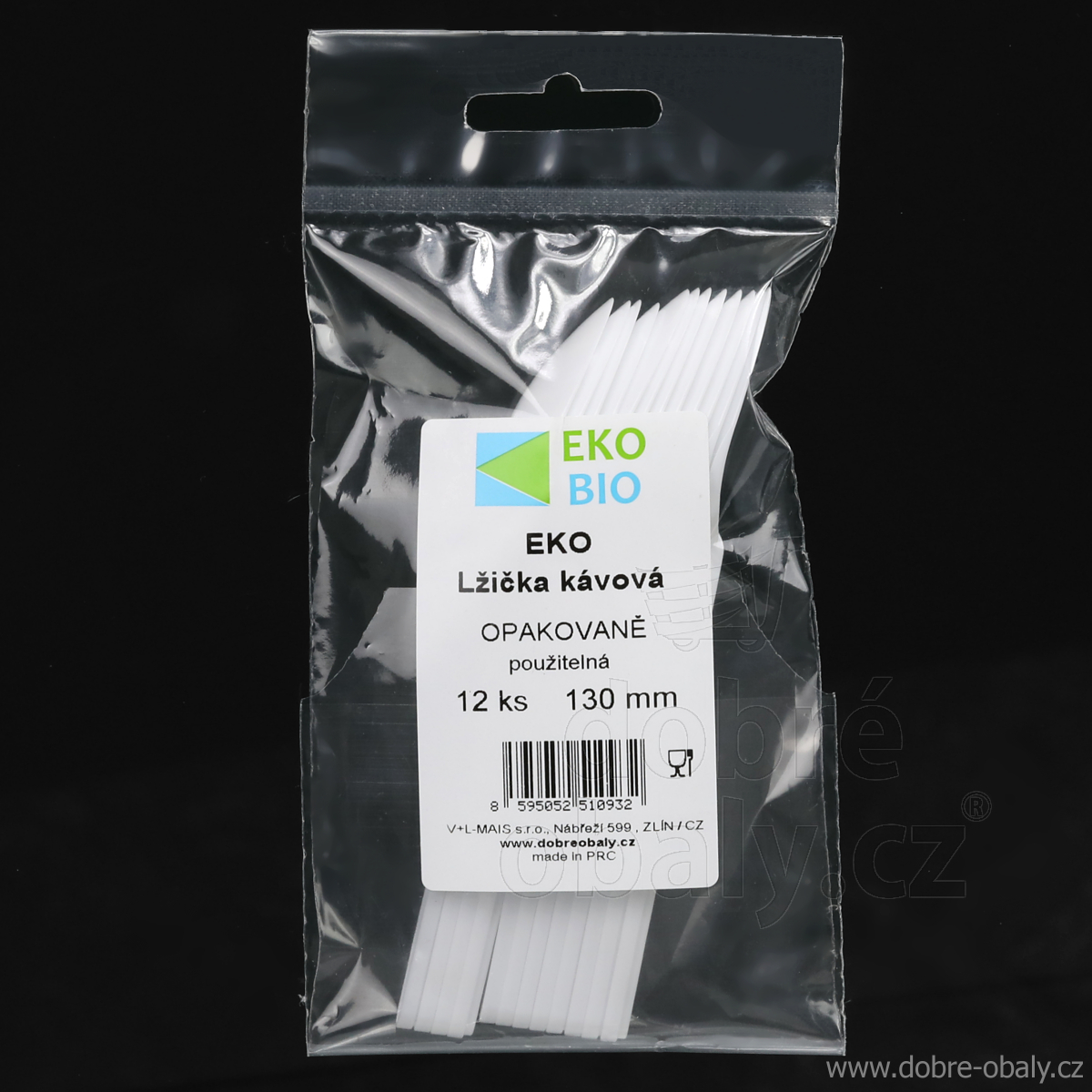 EKO-BIO Opakovaně použitelné kávové lžičky, 12 ks