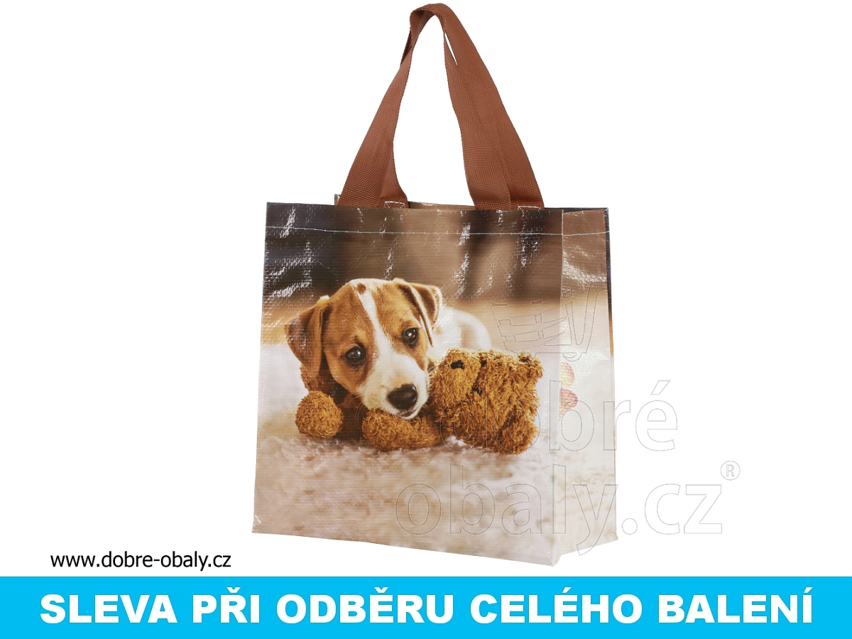 Ekologická taška MINI štěně, výhodné balení