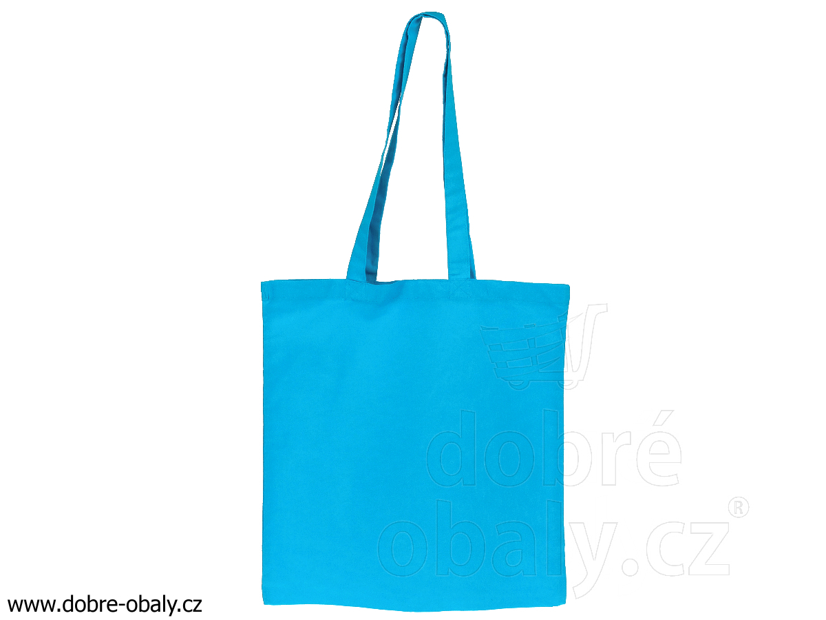Ekologická textilní taška na opakované použití SVĚTLE MODRÁ