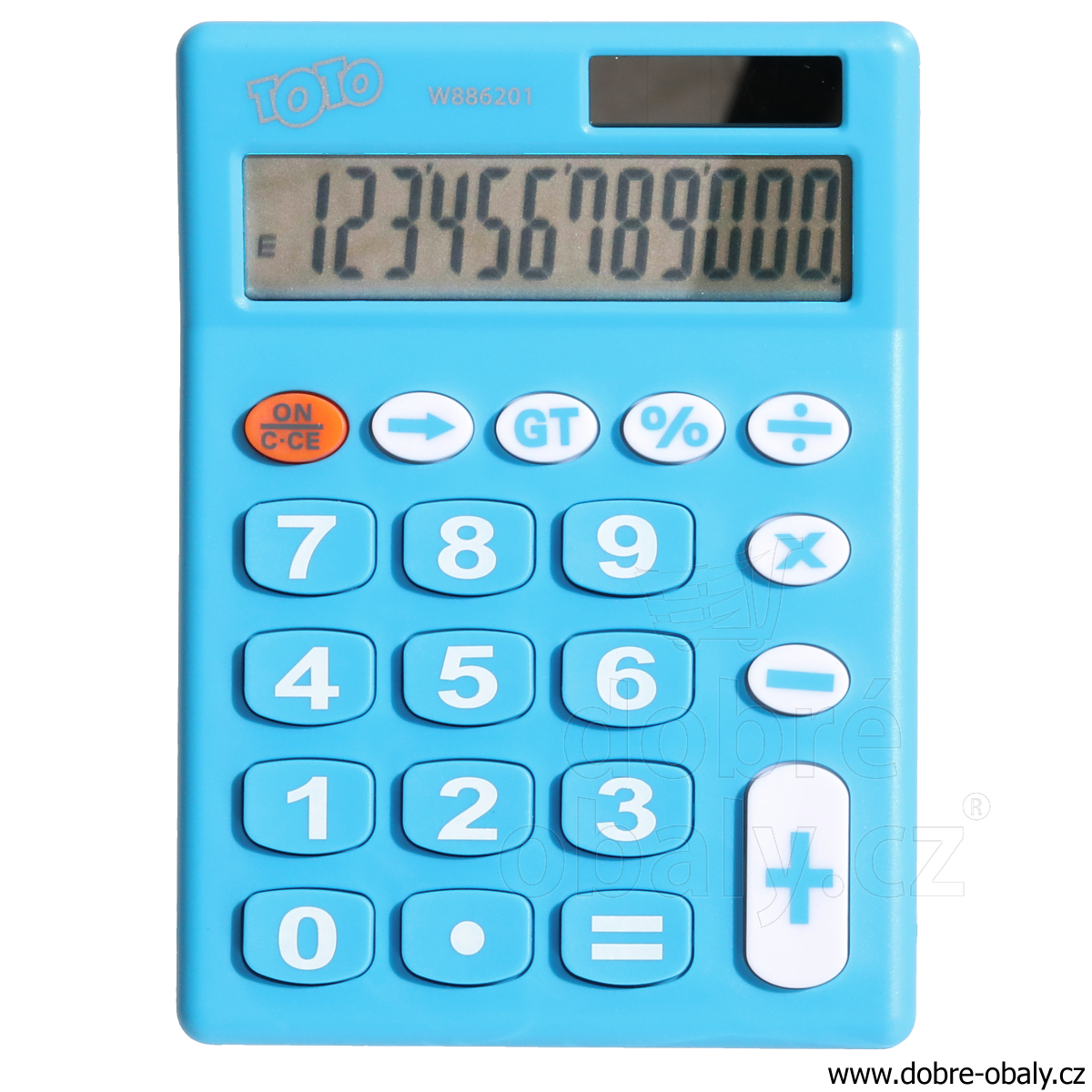Kalkulačka solární VECTOR 886201 modrá
