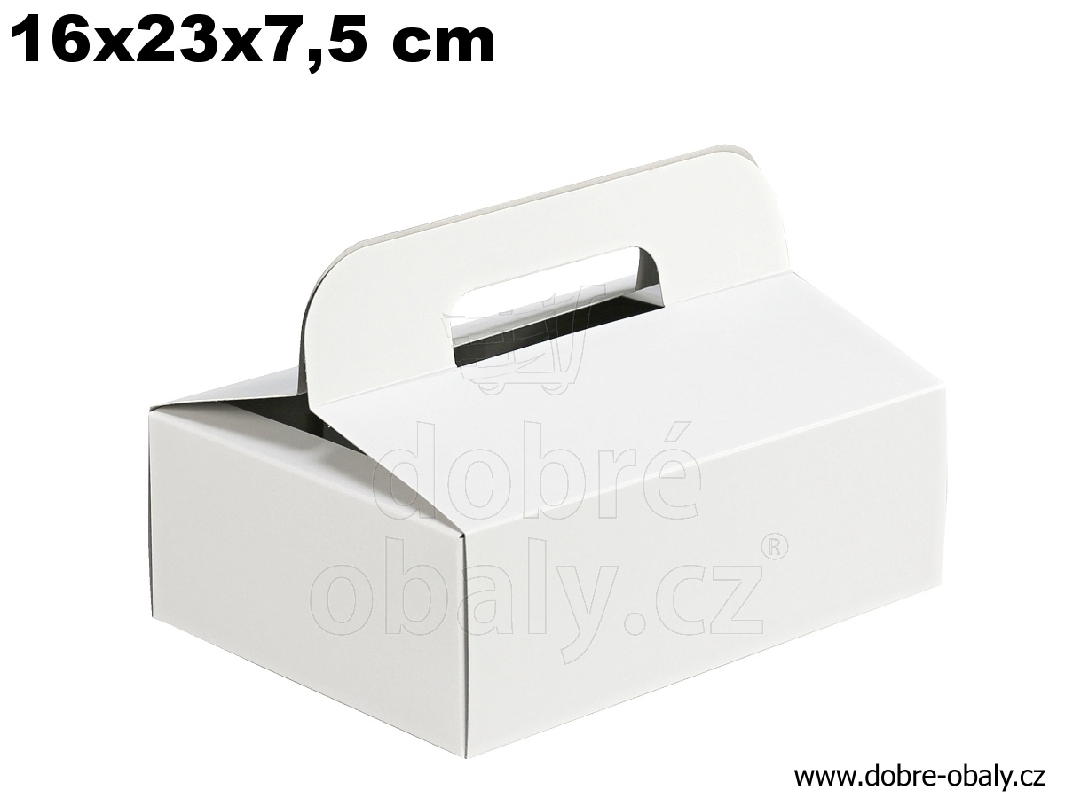 Krabičky na zákusky 16x23x7,5 cm