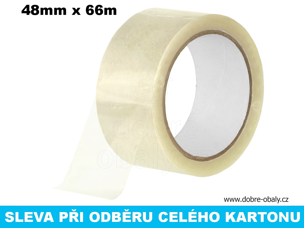 Lepicí páska 48 mm x 66 m ČIRÁ, karton