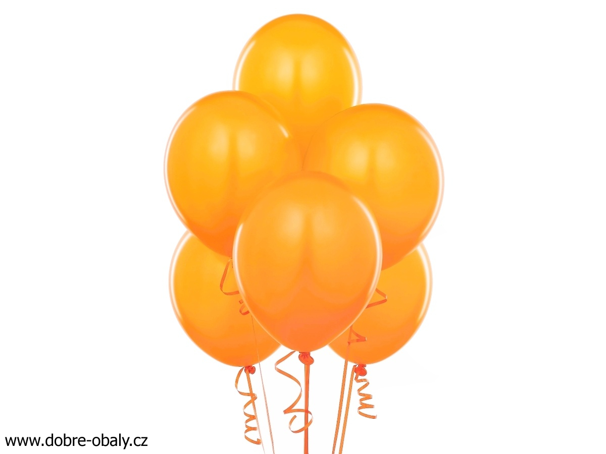 Nafukovací balónky ORANŽOVÉ, 100ks
